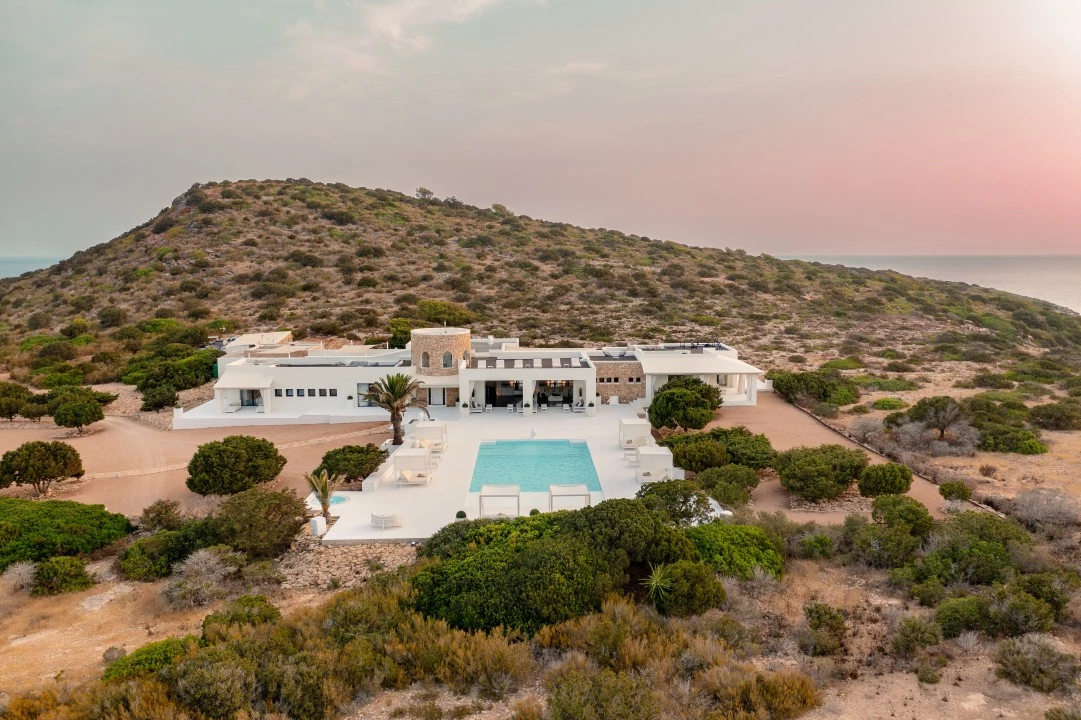 1685638701- Prospectors Luxury real estate Ibiza to rent villa Eden spain property rental pool sunset view private island sea outside.webp